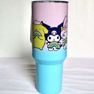 Sanrio Hello Kitty Silver Buffalo Tumbler Travel Mug Pink Blue Kuromi My Melody